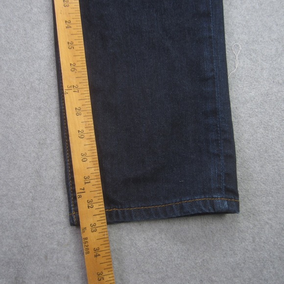 Levis 541 Jeans Mens 31x34 Blue Athletic Taper Fit Stretch Dark Wash Denim - Picture 13 of 16
